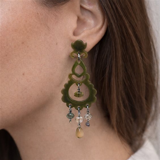 Ohrringe Rosso Prezioso Dame in Harz ER-0668 - ER-0668